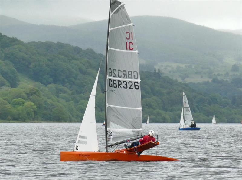 Bala Long Distance Handicap Race photo copyright John Hunter taken at Bala Sailing Club and featuring the International Canoe class