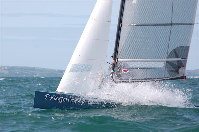 IC in a hurry. In Race 7, Alistair Warren was having a good day at the office and it was about to get better on day 5 of the International Canoe Worlds at Pwllheli photo copyright David Henshall taken at Plas Heli Welsh National Sailing Academy and featuring the International Canoe class