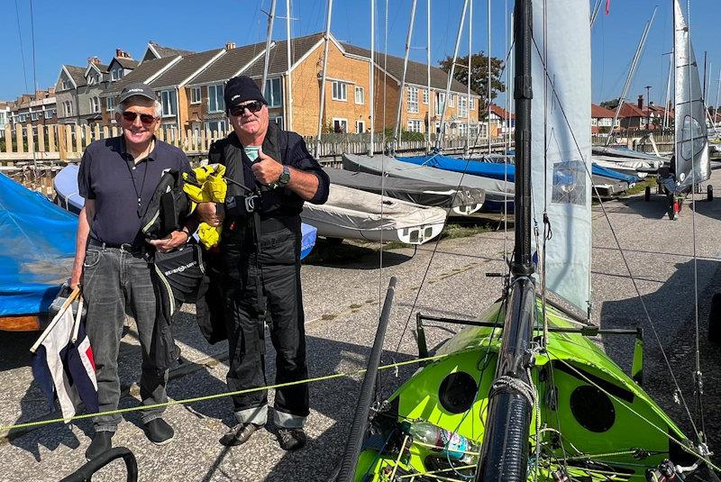 Tony Marston and Gareth Owen, race team - International Canoe 'Not the Nationals' at West Kirby photo copyright Dan Skinner taken at West Kirby Sailing Club and featuring the International Canoe class