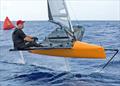International Moth sailor Andy Budgen reins in the ‘beast' © Peter Marshall / BSW