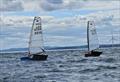 Katie and George during the International Moth Lowriders Scottish Nationals at Largo Bay © Max Campbell