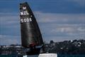 Flex curve in Jake Pye's rig - Day 5 - 2024 PredictWind Moth Worlds - Manly Sailing Club. January 9, 2025 © Richard Gladwell/Sail-World.com/nz