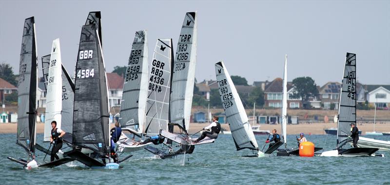 Noble Allen 2018 International Moth UK Championship at Thorpe Bay day 2 - photo © Mark Jardine / IMCA UK