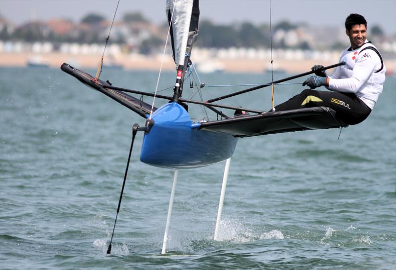 Noble Allen 2018 International Moth UK Championship at Thorpe Bay day 2 - photo © Mark Jardine / IMCA UK