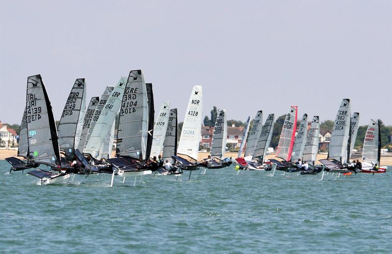 Noble Allen 2018 International Moth UK Championship at Thorpe Bay day 3 - photo © Mark Jardine / IMCA UK