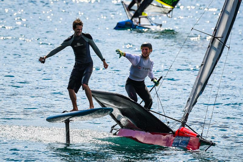 Foiling Week 2021 photo copyright Martina Orsini / Foiling Week taken at Fraglia Vela Malcesine and featuring the International Moth class