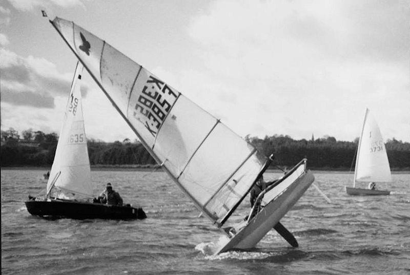 The Magnums, as the leading lightweight, narrow Moth, took the cartwheel capsize to a new level! photo copyright S Payne taken at  and featuring the International Moth class