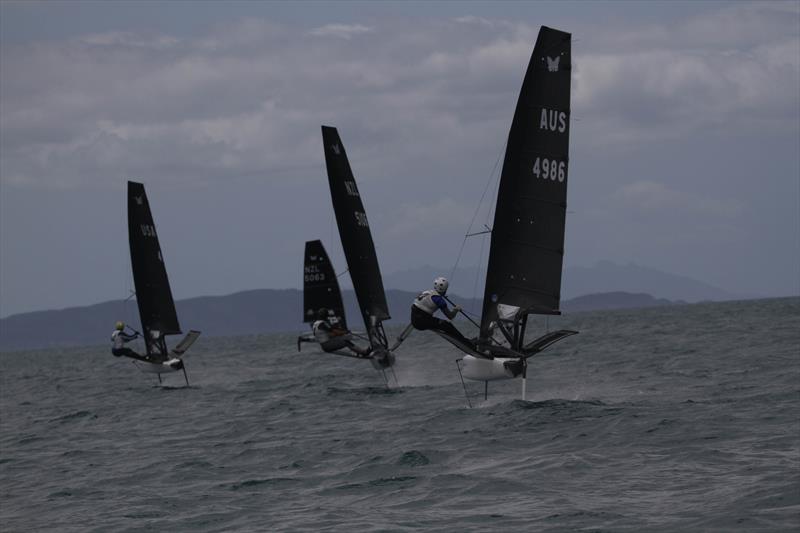  Day 4 - 2024 PredictWind Moth Worlds - Manly Sailing Club. January 8, 2025 photo copyright Richard Gladwell - Sail-World.com/nz taken at Manly Sailing Club and featuring the International Moth class