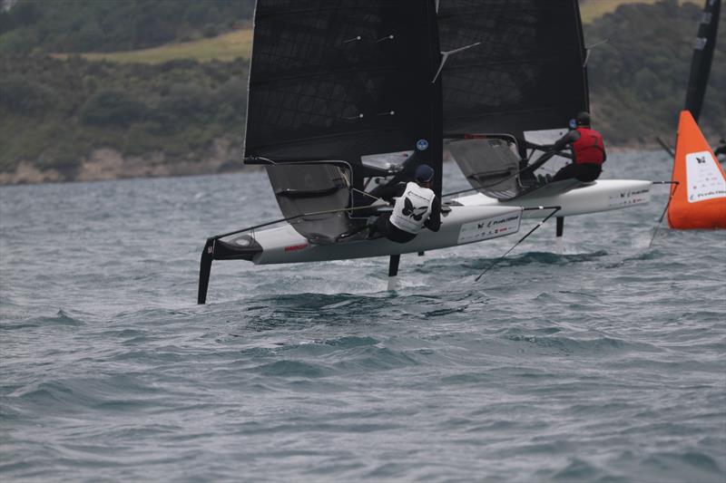  Day 4 - 2024 PredictWind Moth Worlds - Manly Sailing Club. January 8, 2025 photo copyright Richard Gladwell - Sail-World.com/nz taken at Manly Sailing Club and featuring the International Moth class