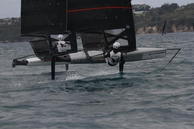  Day 4 - 2024 PredictWind Moth Worlds - Manly Sailing Club. January 8, 2025 photo copyright Richard Gladwell - Sail-World.com/nz taken at Manly Sailing Club and featuring the International Moth class