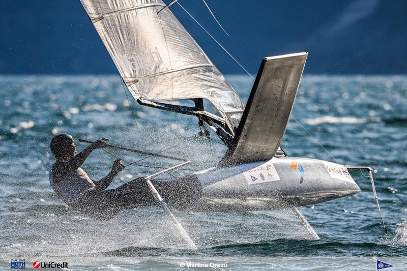 International Moth Worlds at Fraglia Vela Malcesine Day 4 - photo © Martina Orsini