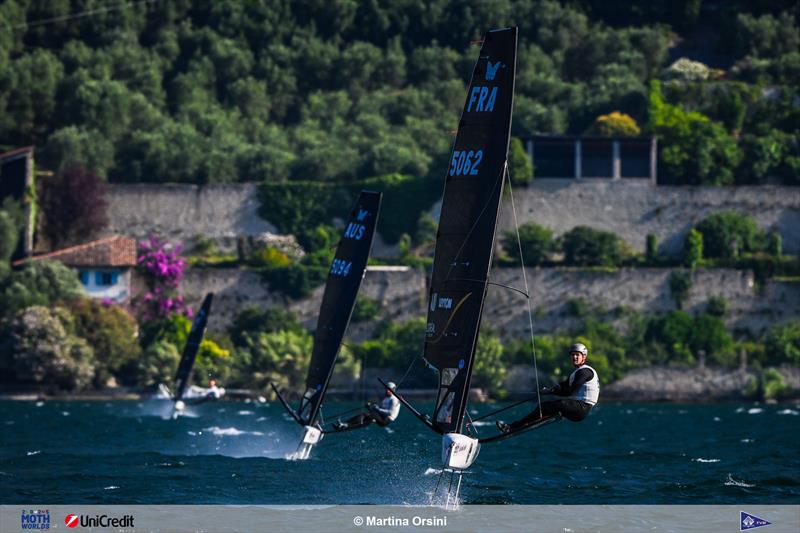 International Moth Worlds at Fraglia Vela Malcesine Day 4 - photo © Martina Orsini