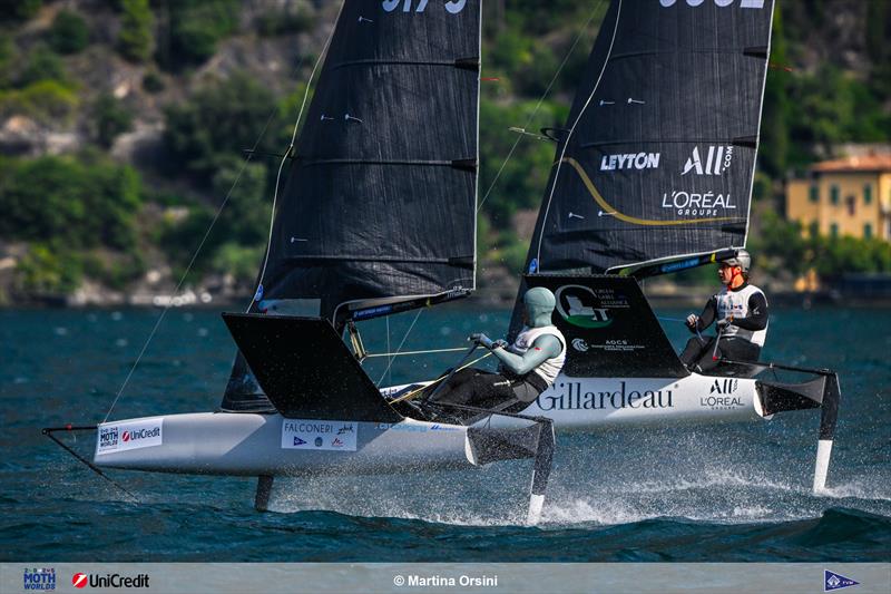 International Moth Worlds at Fraglia Vela Malcesine Day 4 - photo © Martina Orsini