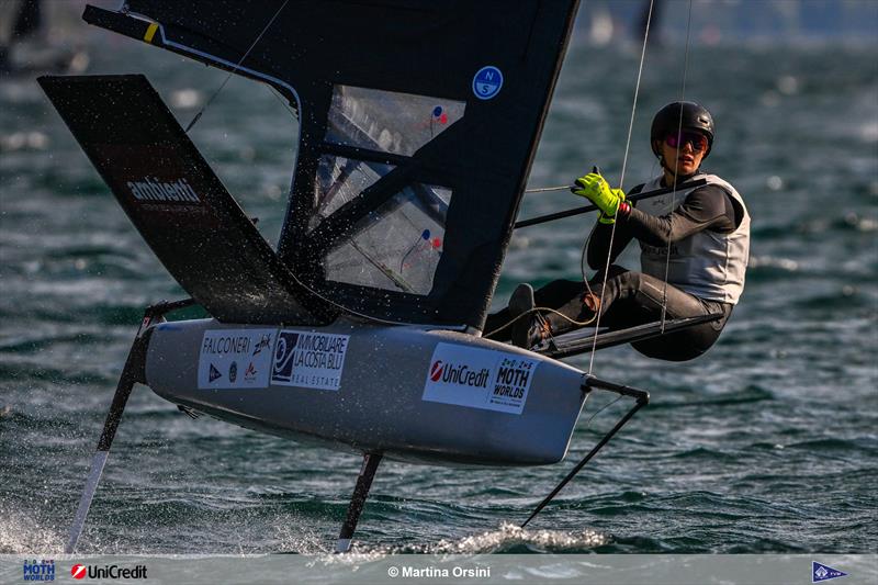 International Moth Worlds at Fraglia Vela Malcesine Day 4 - photo © Martina Orsini