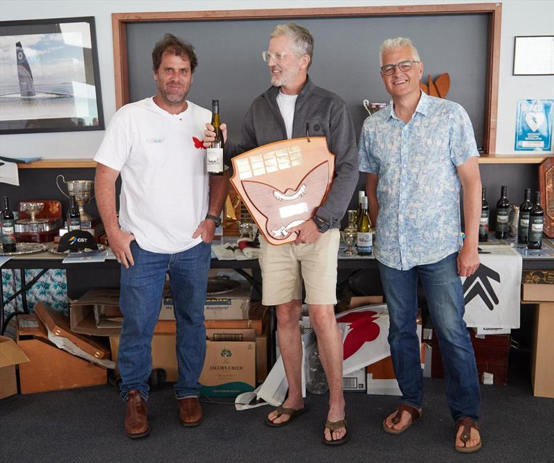 2026 Australian International Moth Open National Championships prizegiving photo copyright Shane Baker taken at McCrae Yacht Club and featuring the International Moth class