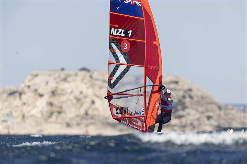 Josh Armit (NZL) - IQfoil - Paris 2024 Olympic Sailing Test Event, Marseille, France - Day 5 - July 13, 2023 photo copyright Mark Lloyd / World Sailing taken at  and featuring the iQFoil class