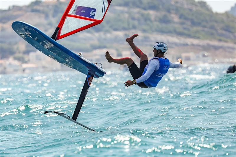 Gold Medalist - Tom Reuveny (ISR) - Mens Windsurfing - iQFoil - Day 7 - Marseille - Paris2024 Olympic Regatta - August 3, 2024 - photo © World Sailing / Lloyd Images