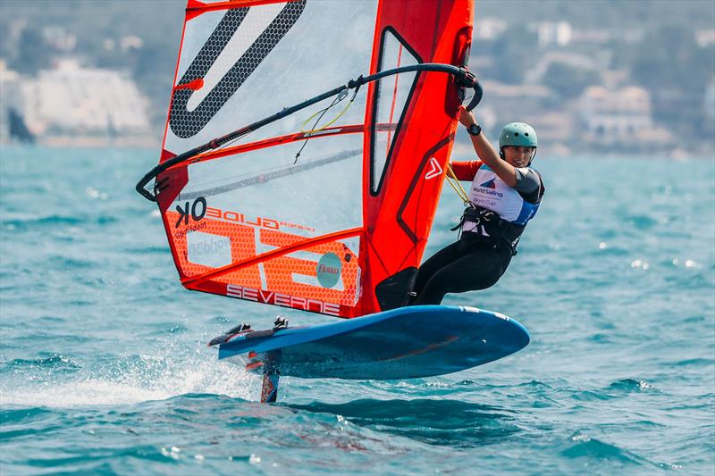 Andrea Torres (ESP), iQFOiL Women photo copyright Sailing Energy / Trofeo Princesa Sofía taken at Real Club Náutico de Palma and featuring the iQFoil class