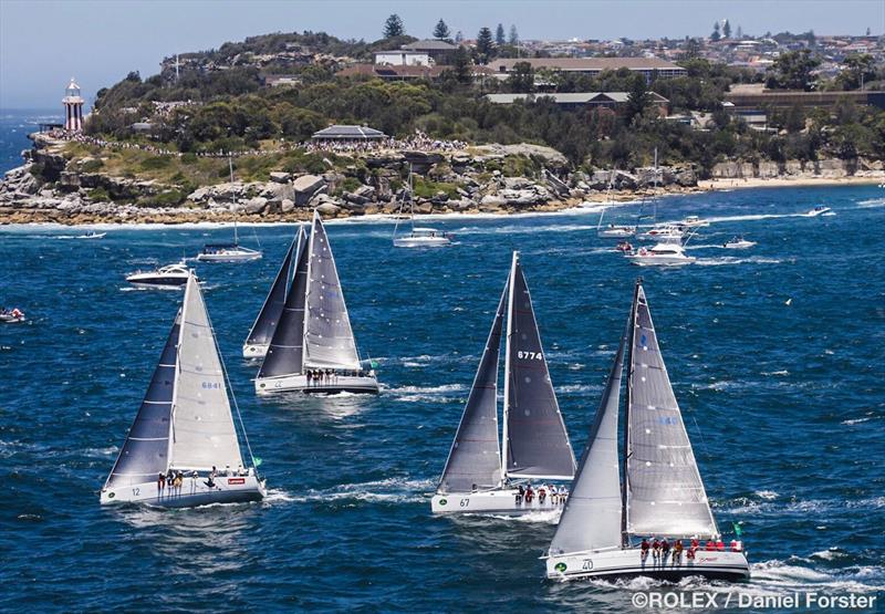 Rolex Sydney Hobart Yacht Race start photo copyright Rolex / Daniel Forster taken at Cruising Yacht Club of Australia and featuring the IRC class