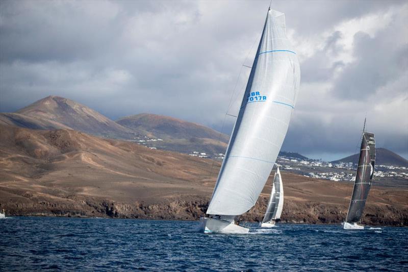 Start of the 2021 RORC Transatlantic Race from Puerto Calero, Lanzarote - IRC56 Black Pearl, sailed by Stefan Jentzsch - photo © James Mitchell / RORC