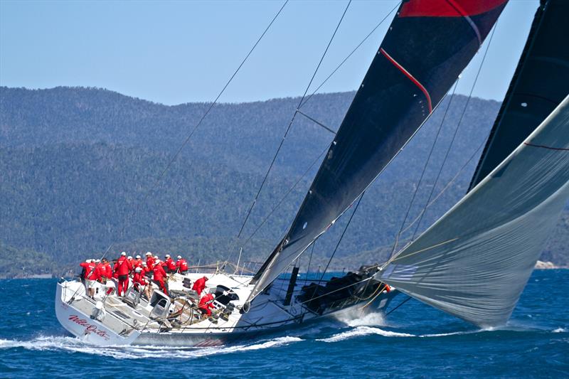 Wild Oats XI at 25 kts - Hamilton Island Race Week - Day 3 - photo © Richard Gladwell