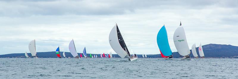 A procession of kites was a great sight as they sailed towards the finish - 2019 Teakle Classic Lincoln Week Regatta - photo © Take 2 Photography