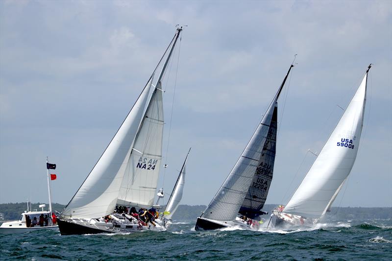 Class B winner and second in the Founders Division was the US Naval Academy's Gallant, a Pearson Composite Navy 44 skippered by Christian Hoffman photo copyright Fran Grenon / Spectrum Photo taken at Royal Hamilton Amateur Dinghy Club and featuring the IRC class