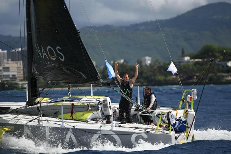 Charles Devanneaux of NAOS Yachts and Fred Courouble of Courouble Design and Engineering - 2019 Transpac photo copyright Colligo Marine taken at Transpacific Yacht Club and featuring the IRC class