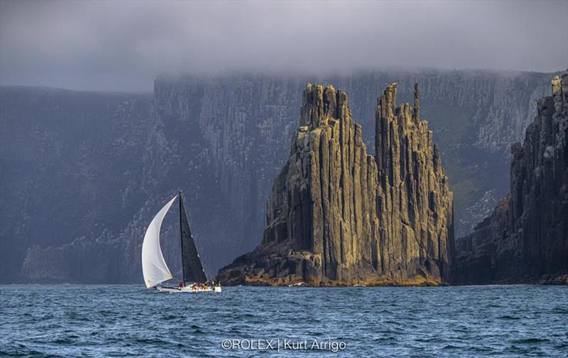 Hartbreaker arrived into Hobart yesterday afternoon with the second surge of yachts in the 2019 Rolex Sydney Hobart. - photo © Rolex / Kurt Arrigo 