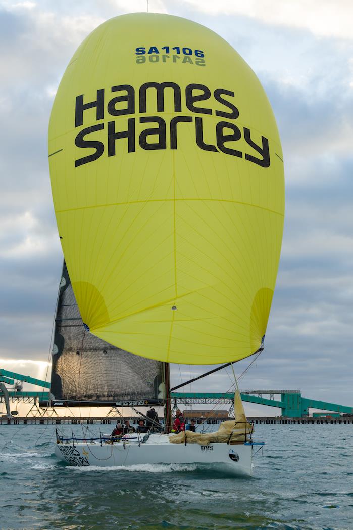 Aikin Hames Sharley racing in hte 2017 Teakle Classic Adelaide to Port Lincoln Yacht Race photo copyright Take 2 Photography taken at Port Lincoln Yacht Club and featuring the IRC class