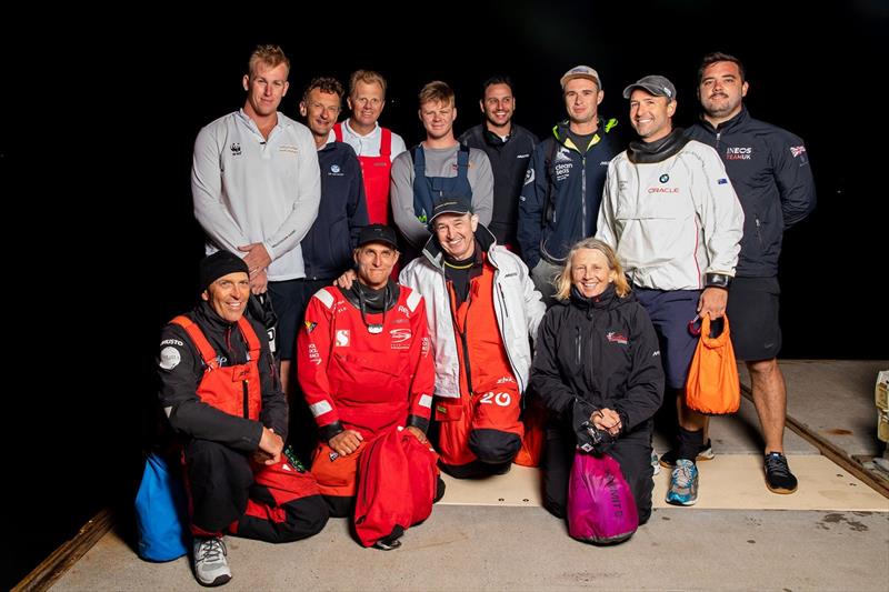 The Chinese Whisper crew on the docks in Port Lincoln - 2020 Teakle Classic Adelaide to Port Lincoln Yacht Race photo copyright Take 2 Photography taken at Port Lincoln Yacht Club and featuring the IRC class