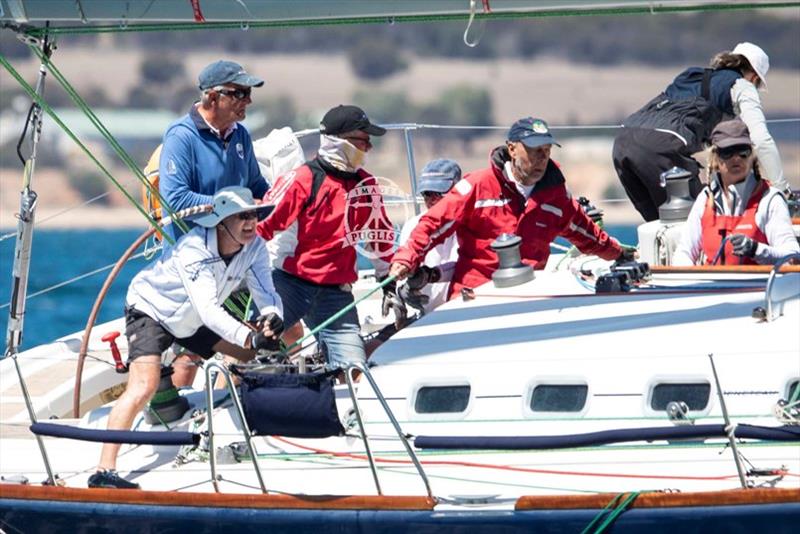 Derek Morrison's Sintara on Day 2 of Teakle Classic Lincoln Week Regatta 2020 photo copyright Bugs Puglisi taken at Port Lincoln Yacht Club and featuring the IRC class