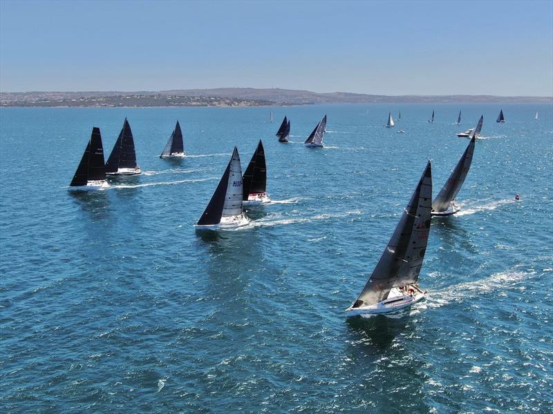 Division 2 start the Lincoln Week Regatta 2020 photo copyright Harry Fisher taken at Port Lincoln Yacht Club and featuring the IRC class