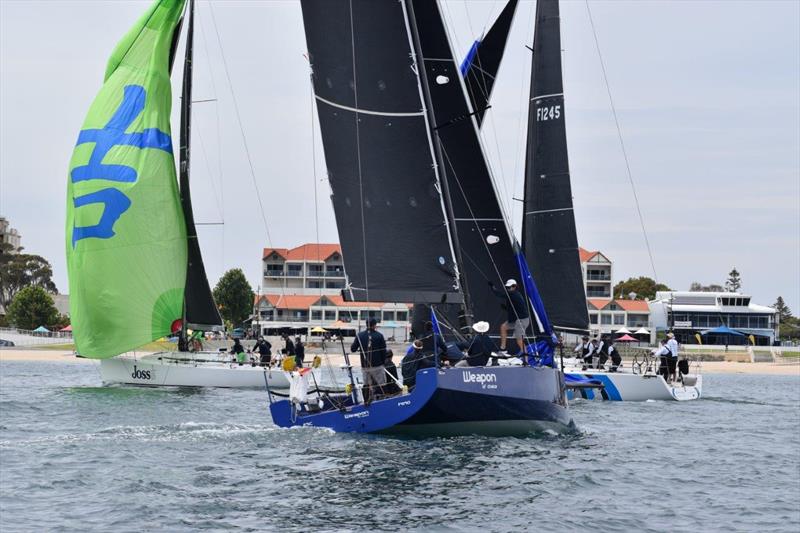 Joss ahead close racing in Rockingham photo copyright Suzzi Ghent taken at Royal Freshwater Bay Yacht Club and featuring the IRC class