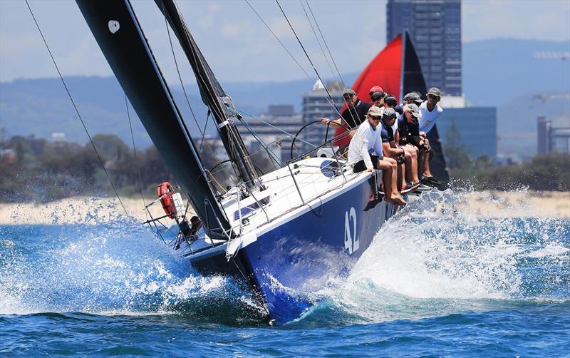 Bartercard Australia Sail Paradise Day 3 sailing races off the coast of Queensland's Gold Coast photo copyright Scott Powick Newscorp taken at  and featuring the IRC class