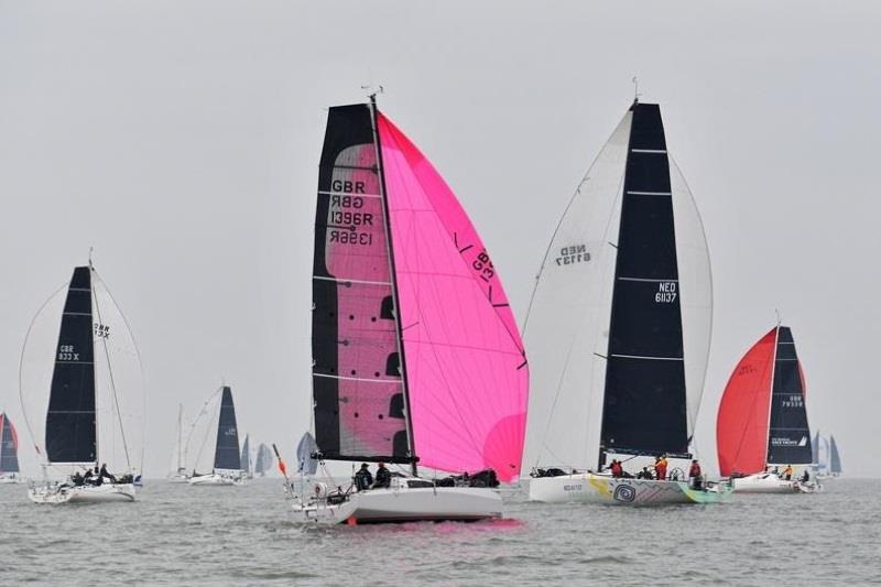 Black Betty, a 2022-built Dehler 30OD skippered by Ian Griffiths is the lowest rated boat in IRC Two - photo © James Tomlinson / RORC