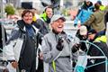 Annika Thomson smiling upon her arrival in Hobart © CYCA/Salty Dingo