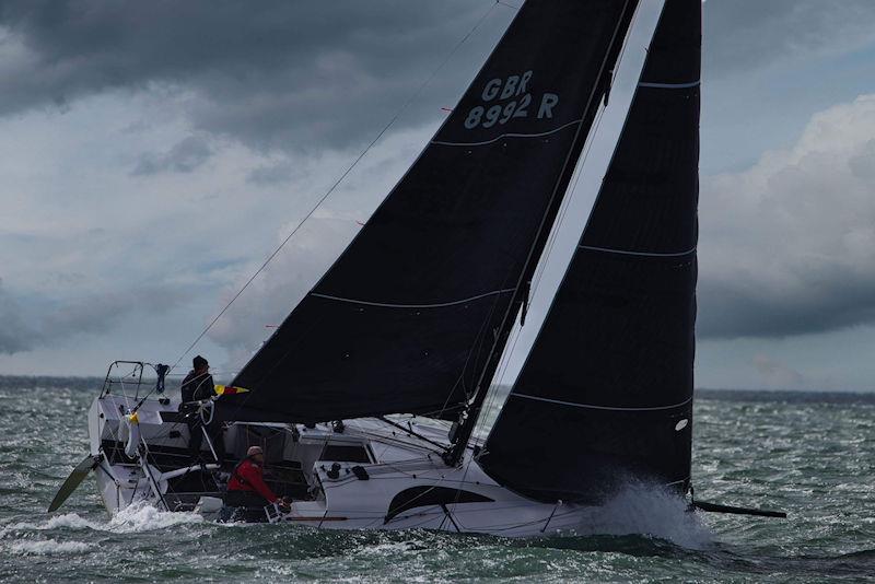 2nd Musto ISORA Welsh Coastal race at Pwllheli - Paul Sutton's Lightning racing along the beach on Sunday - photo © Paul Jenkinson