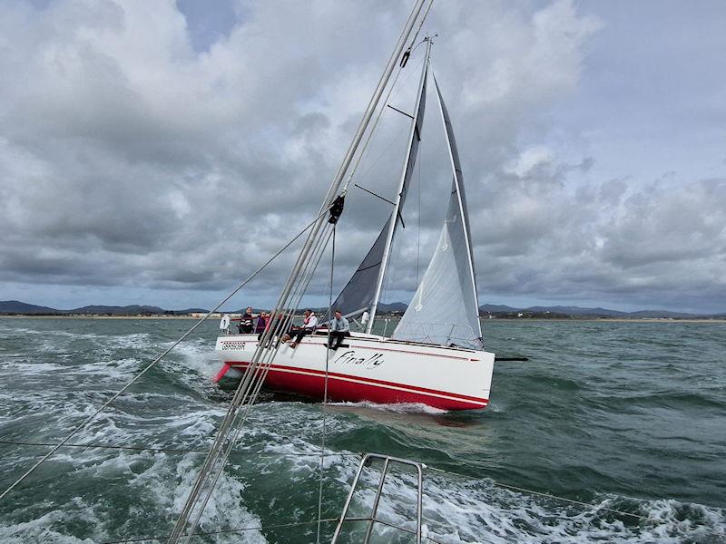 2nd Musto ISORA Welsh Coastal race at Pwllheli - Finally, as seen from onboard Darling xx photo copyright Will Partington taken at Pwllheli Sailing Club and featuring the IRC class