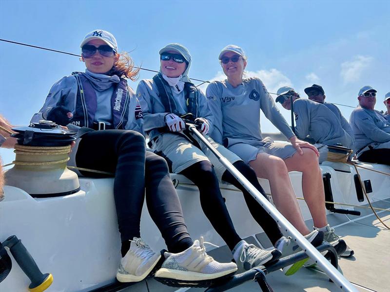 Noppakao Poonpat, HM Queen Suthida, Malee Whitgraft. Vayu, Vega Rudder Race 2024 photo copyright Team Vayu taken at Royal Varuna Yacht Club and featuring the IRC class