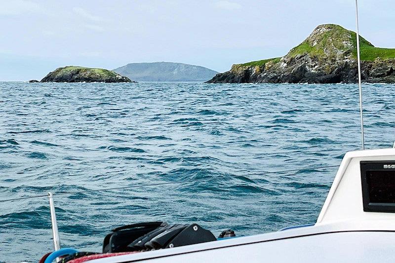 Gull Islands (Gwylan) as seen from Mojito - 3rd Musto ISORA Welsh Coastal Race at Pwllheli - photo © Kadi Mai