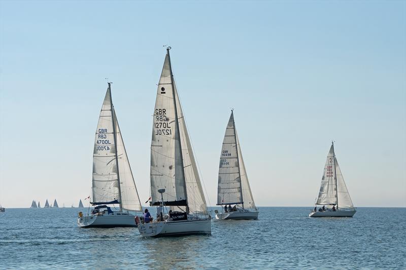 Theia, Ella Trout, Tamur and Cryd yr Awel competing in the cruiser class during the IRC Welsh Nationals at Pwllheli - photo © Angela Jenkinson