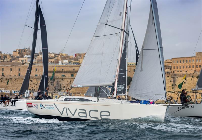 Vivace - Rolex Middle Sea Race photo copyright Kurt Arrigo / Rolex taken at Royal Malta Yacht Club and featuring the IRC class