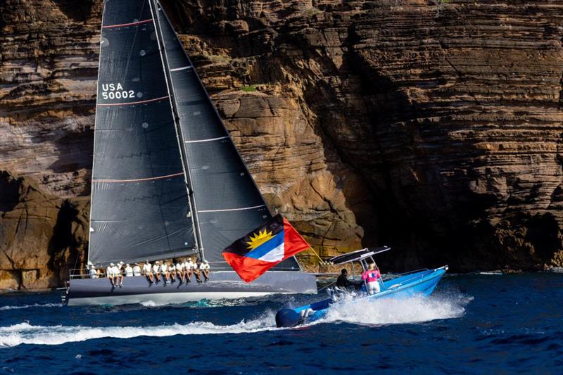 Peter & David Askew's Botin 52 Wizard (USA) after the start off Fort Charlotte, Antigua - photo © Arthur Daniel / RORC