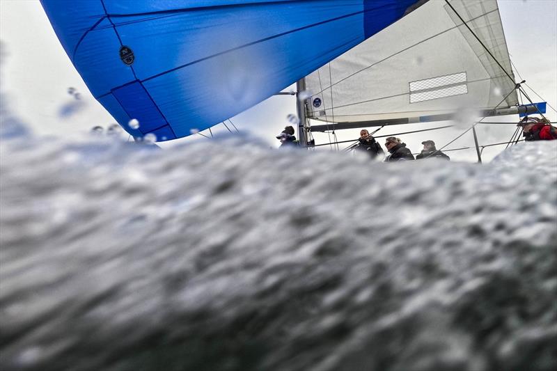 Erin Foster and crew on Gridlock - Australian Women's Keelboat Regatta 2024 photo copyright Andrea Francolini taken at Royal Melbourne Yacht Squadron and featuring the IRC class