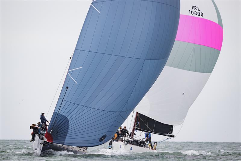 Black Magic skippered by Barry O Donovan at the start of the SSE Renewables Round Ireland Race 2022 organised by Wicklow Sailing Club with a fleet of 44 teams from seven countries photo copyright David Branigan / Oceansport taken at Wicklow Sailing Club and featuring the IRC class