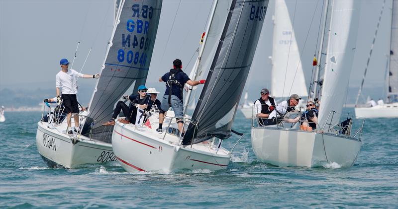 Cowes Week day 6 photo copyright Tom Hicks / www.solentaction.com taken at Cowes Combined Clubs and featuring the IRC class