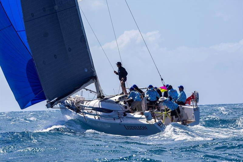 Lisdillon scored a win today - 2024 Ocean Dynamics and Mount Gay Airlie Beach Race Week photo copyright Andrea Francolini / ABRW taken at Whitsunday Sailing Club and featuring the IRC class