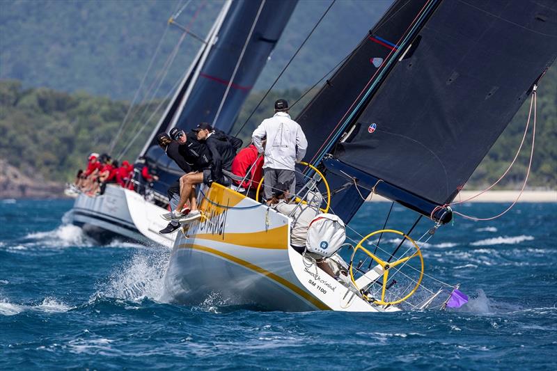 Smooth crew work on Smooth Criminal - Ocean Dynamics and Mount Gay Airlie Beach Race Week photo copyright Andrea Francolini / ABRW taken at Whitsunday Sailing Club and featuring the IRC class