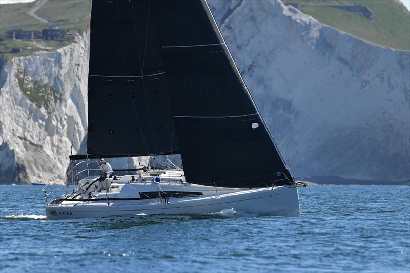 Sun Fast 3200 Cora - RORC Cherbourg Race photo copyright Rick Tomlinson / RORC taken at Royal Ocean Racing Club and featuring the IRC class